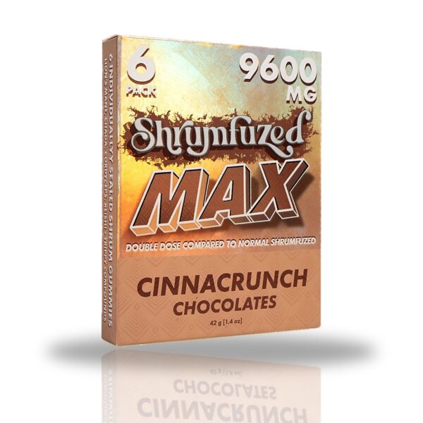Shrumfuzed MAX 6 Pack 9600 MG - Cinnacrunch Chocolates