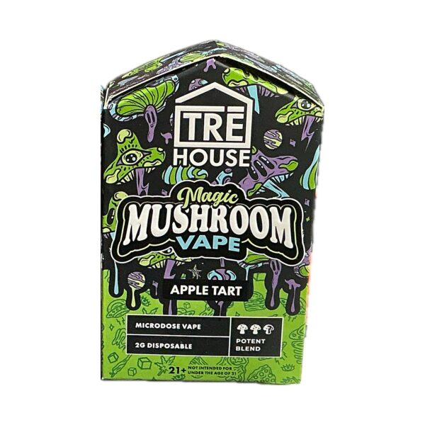 TRE House Magic Mushroom Microdose Vape 2G box, Apple Tart
