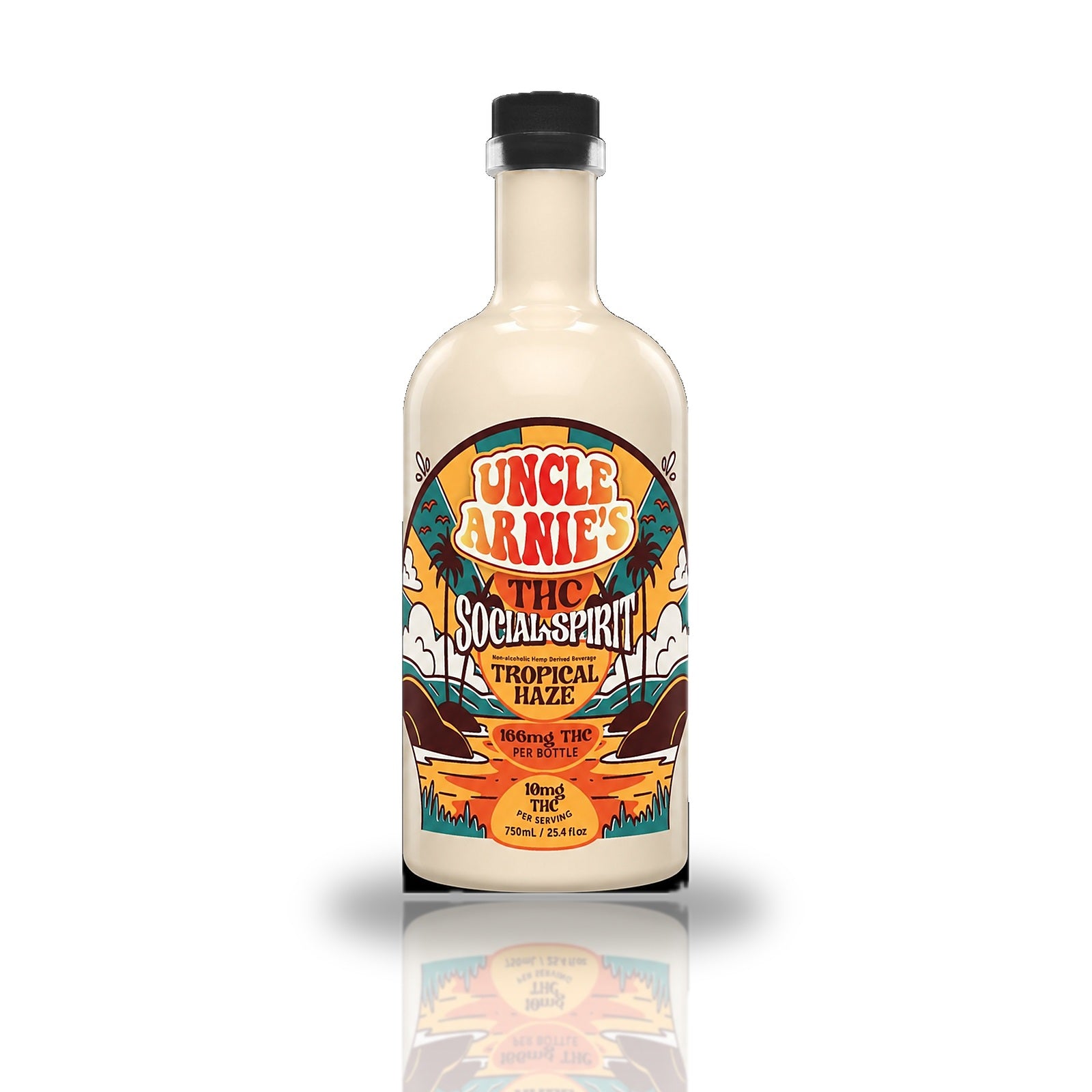 Uncle Arnie's THC Social Spirit Tropical Haze 166MG THC | 750mL