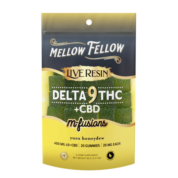 Mellow FellowDelta 9 Live Resin Edibles 20x20MG (400MG Total)